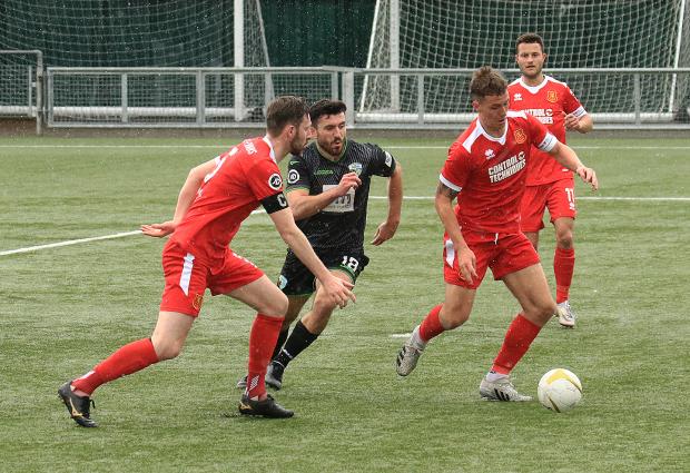 County Times: Newtown v TNS. Picture by Dave Evans/